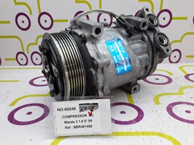 Compressor de AC Mazda 3 1.5 109 Cv de 2009 - Ref OEM :  BBR461450